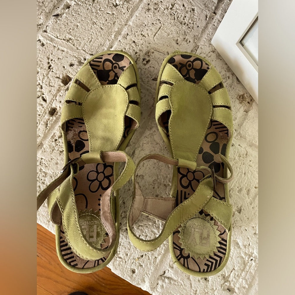 Fly London Green Wedges